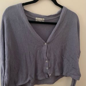 Urban Outfitter Lavender Cropped Sweater
